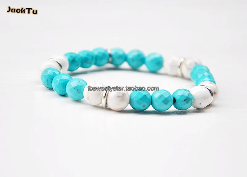 

Зеленый камень микс howlite браслет с одним обручем