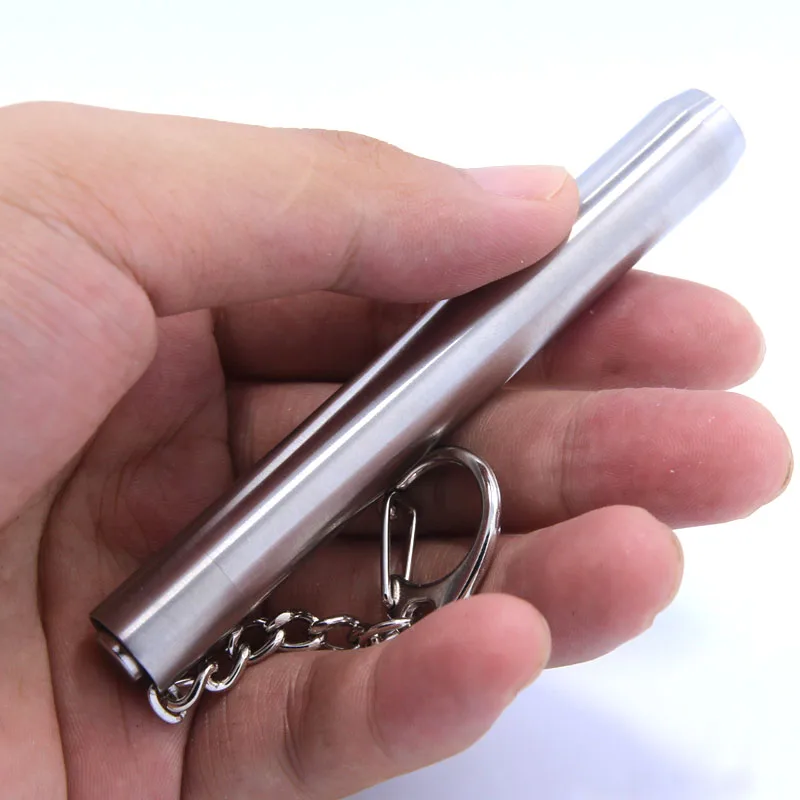 Мини фонарик 10440 лм 1 режим белый супер мини из нержавеющей стали яркий