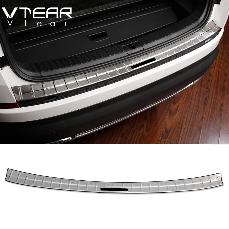 Vtear для Шкода Кадиак Skoda Kodiaq Аксессуары кузова крышка заднего бампера Защита