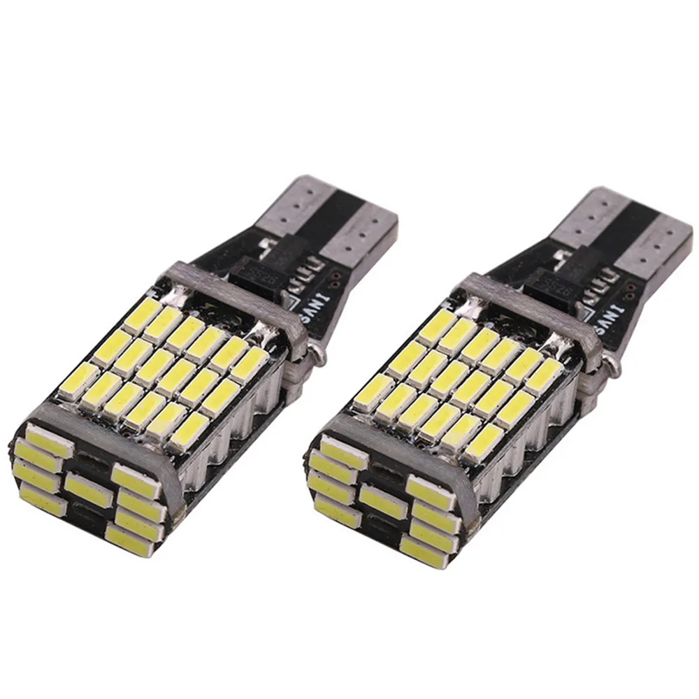 Светодиодные лампы задсветильник хода T15 W16W 920 921 912 Canbus 4014 45SMD 2 шт.|Сигнальная лампа| |