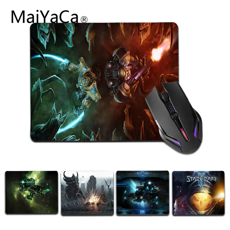 

Резиновый коврик для мыши MaiYaCa Starcraft Terran Dreadnought, размер 25x29 см