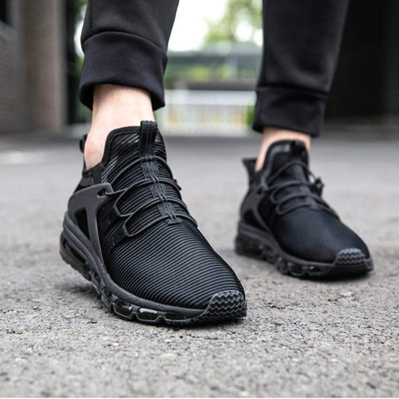 ONEMIX New Men's Running Shoes in Black for Lover Walking Shoes Outdoor Sport Sneakers For Jogging Sneakers size EU36-47