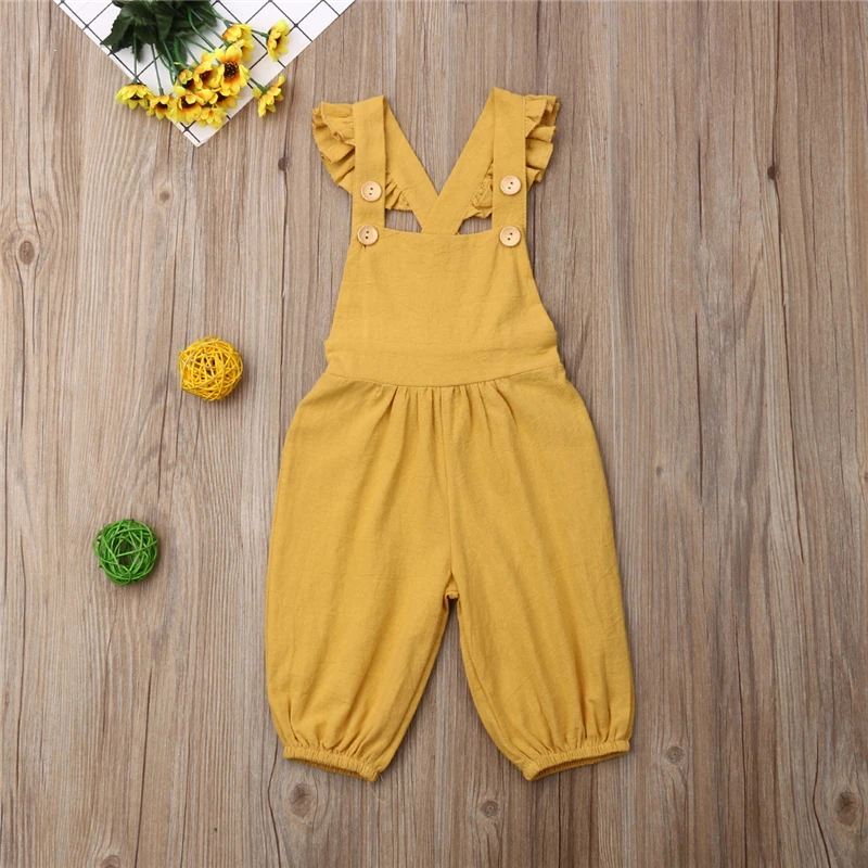 Детские комбинезоны для маленьких девочек комбинезон без рукавов с открытой