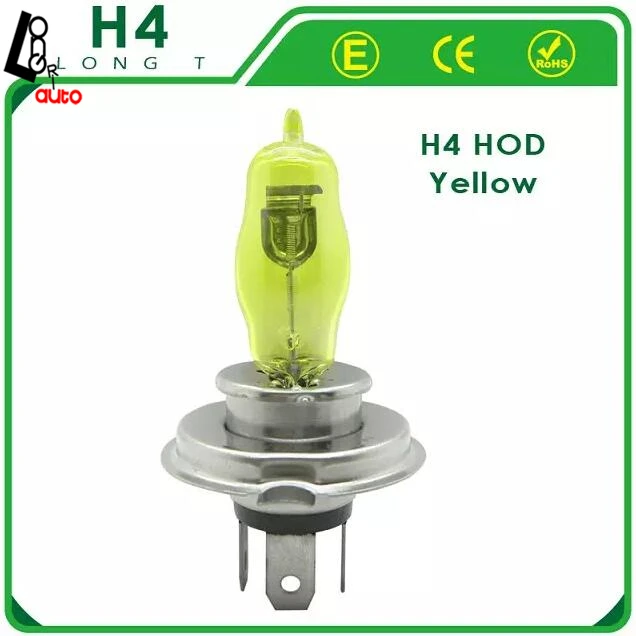 Автомобильные галогенные лампы HOD 2 x H4 9003 HB2 P43T 12V 3000 K 4300 100 W золотисто желтые