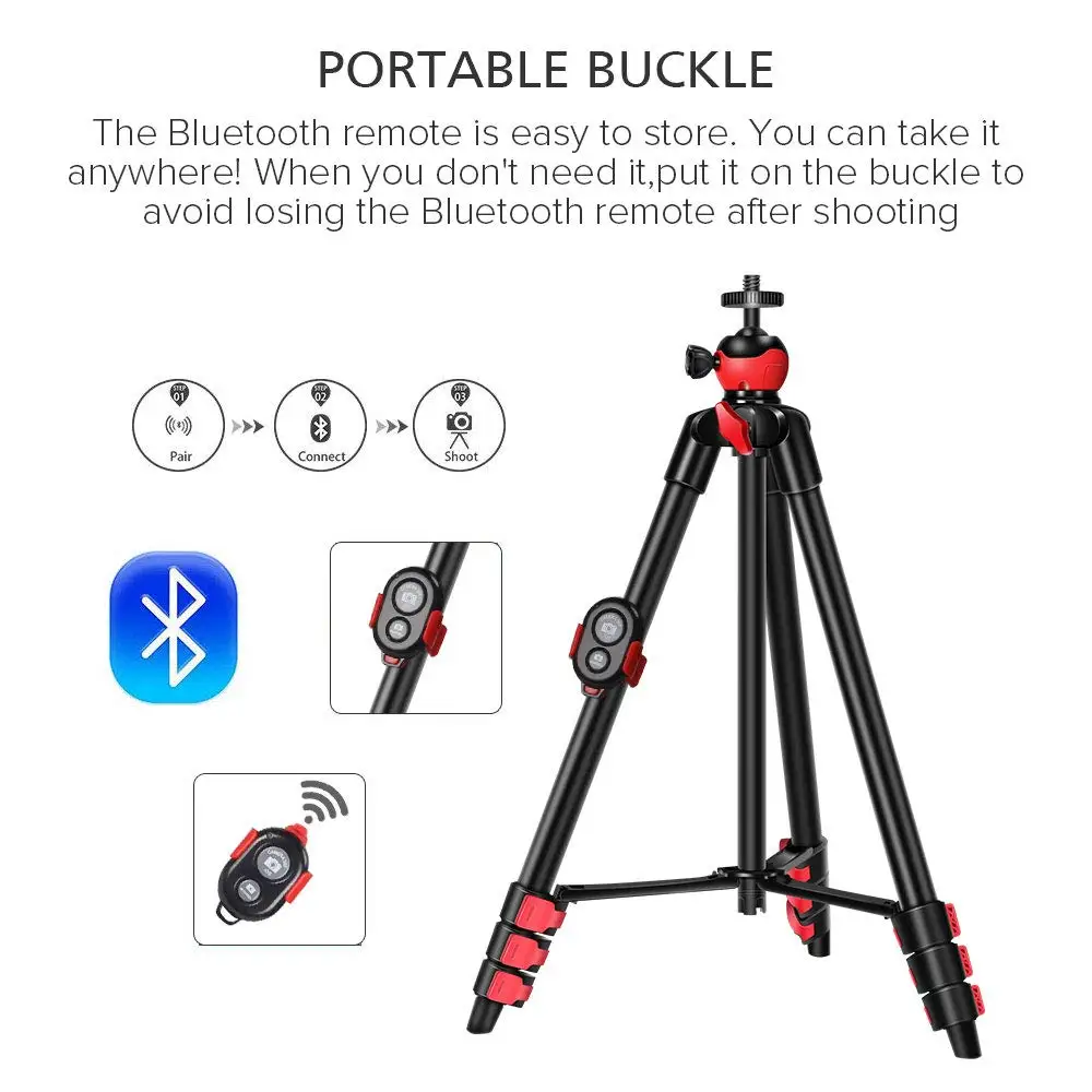 ZOMEi Phone Tripod Cell Camera with Bluetooth Remote Cellphone Holder Mount 360 Panorama Ball Head | Электроника