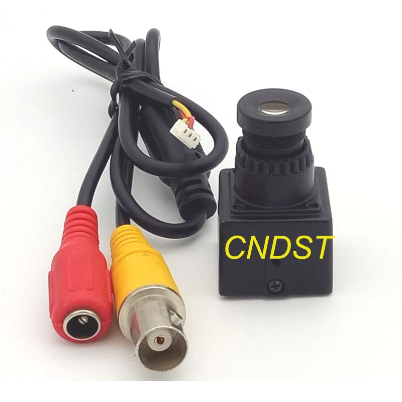 CNDST мини цилиндрическая квадратная цветная камера 22x22 мм 700TVL OSD 1/3 "Sony 960H Super HAD CCD