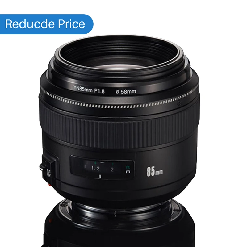 Ulanzi YONGNUO YN 85 мм F1.8 Стандартный Средний телеобъектив AF/MF для камеры Canon EF 7D 5D Mark III 80D