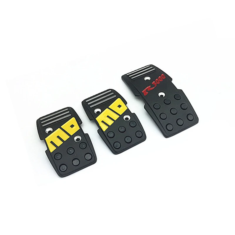 

3Pcs Black Racing Non-Slip Metal Manual Car Brake Clutch Accelerate Pedals