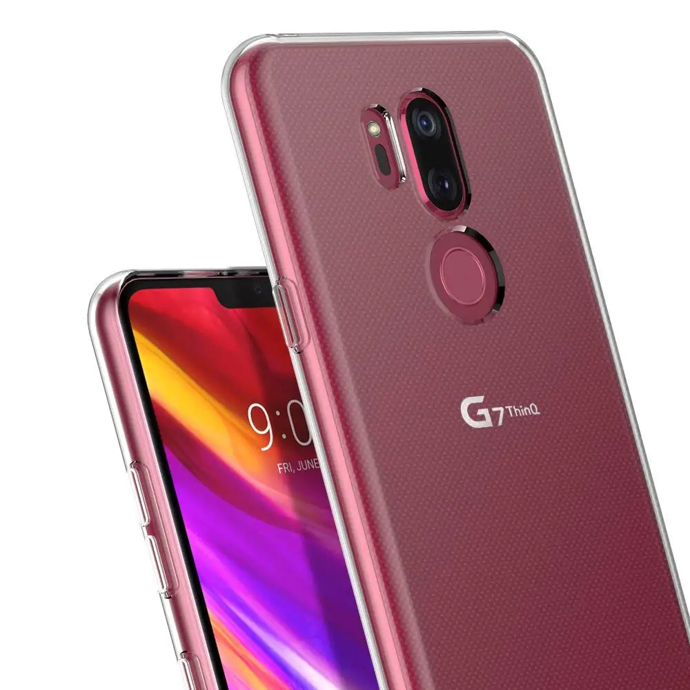 Чехол для LG G6 G7 ThinQ Силиконовый прочный прозрачный чехол бампер из ТПУ мягкий Plus +