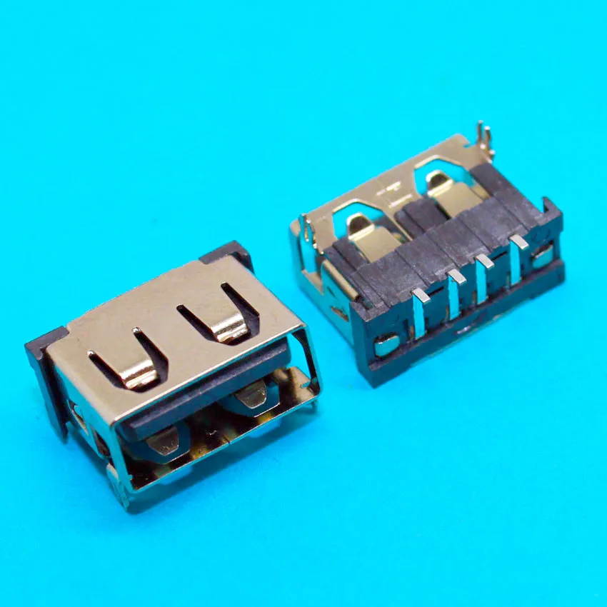 2 шт 100 0 USB Jack Разъем порта для Lenovo Asus Dell HP. .. Ноутбук USB2.0 порт короткий корпус 1 см 10