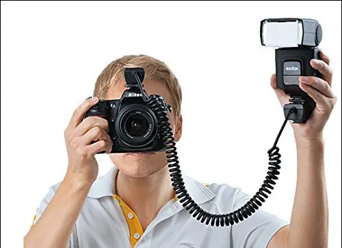 Godox ttl-N 3 м с Камера синхроконтакта разъем для внешней вспышки типа ttl кабель