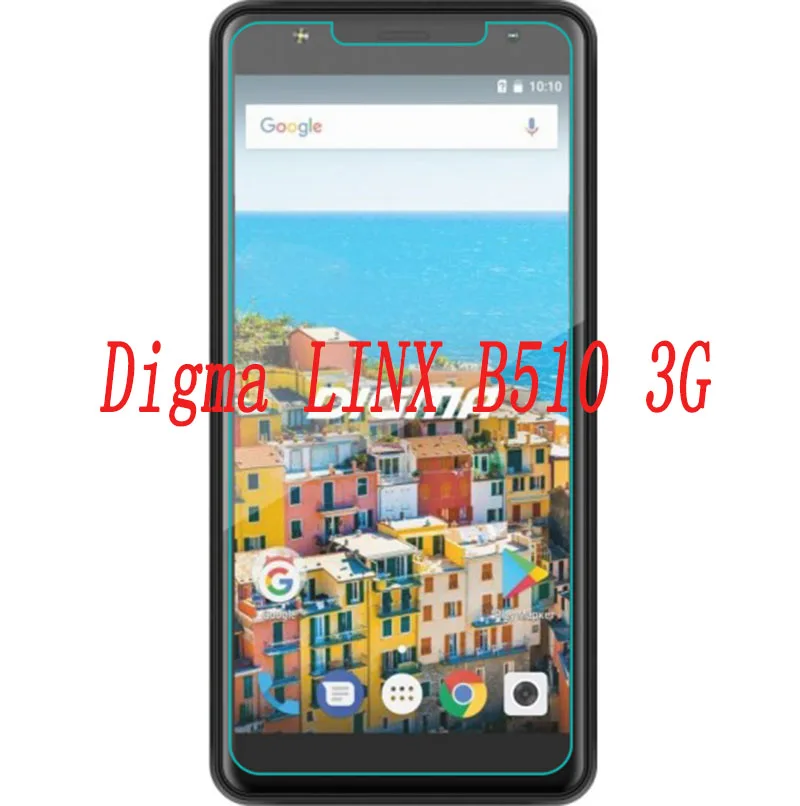 Закаленное стекло для смартфона Digma LINX B510 3G 9H Взрывозащищенная защитная пленка