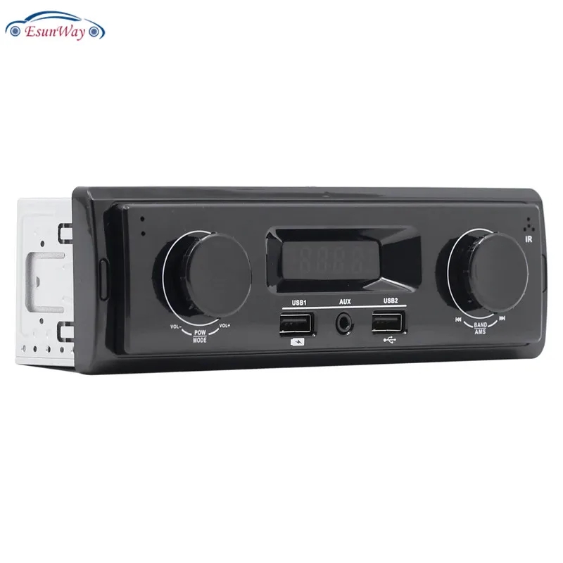 Bluetooth аудио стерео 60WX4 12V In-dash 1 Din FM Aux вход Mp3 плеер SD слот для карты USB FM/пульт