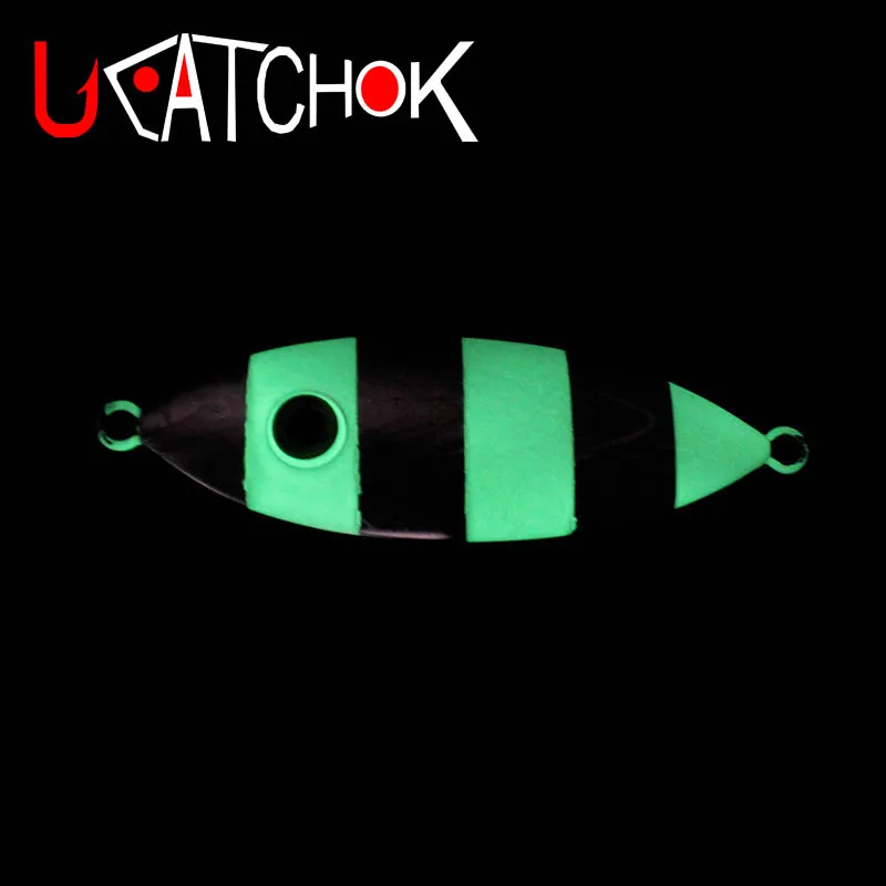 UCOK 1 шт./упак. 160g глубокого моря лодки вялая блесна световой ведущий дергающаяся