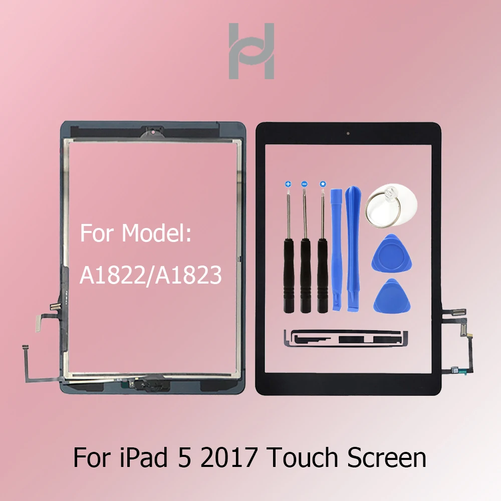 Класс AAA + оригинальное качество для iPad 5 2017 сенсорный экран Замена переднего