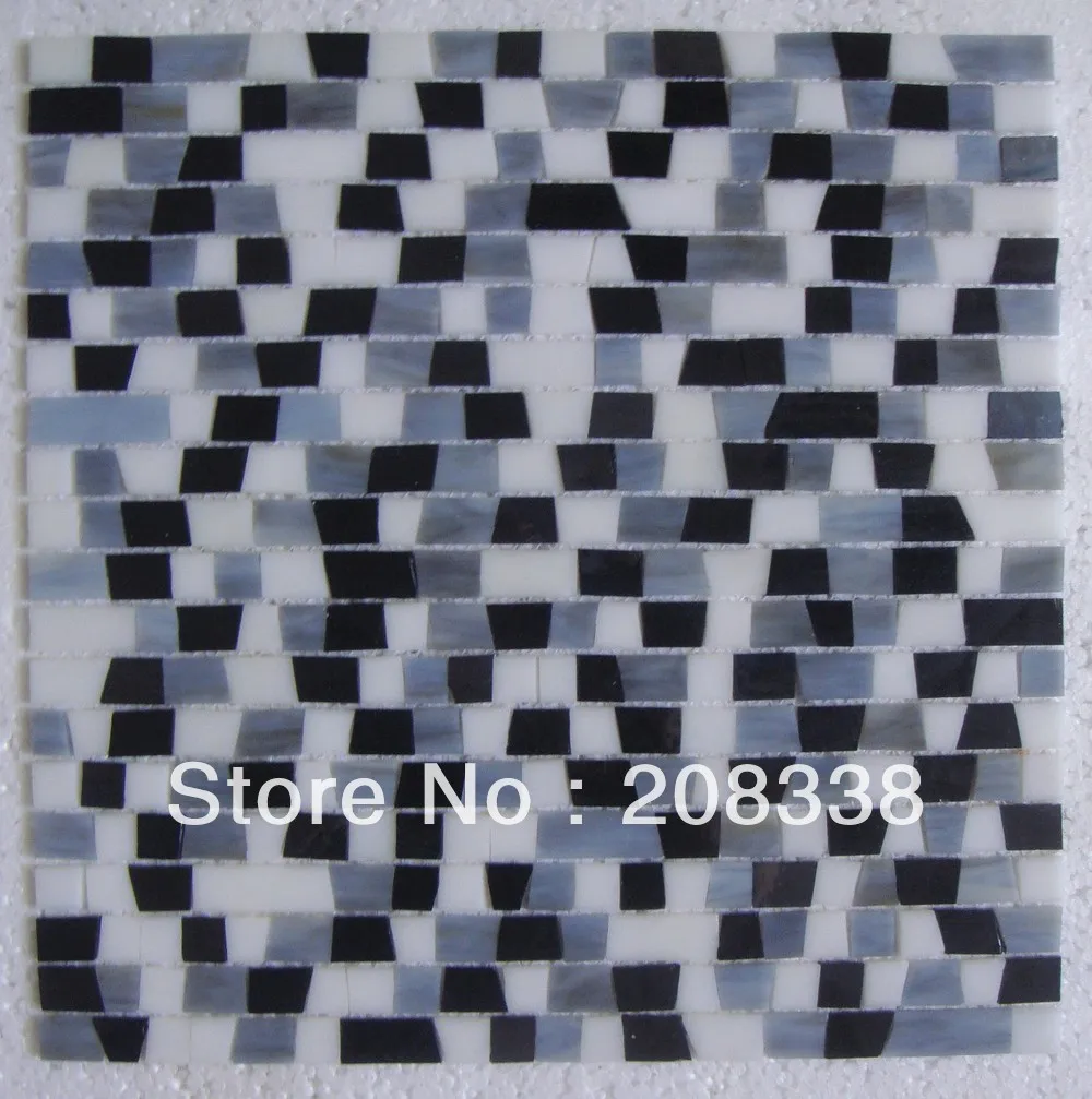 Стеклянная мозаичная плитка для кухни и ванной настенная напольная плитка|tile for