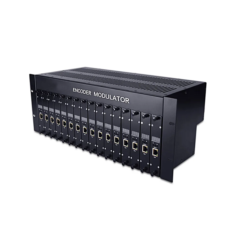16 в 1 DVB C модулятор головной узел Системы маршруты 1080P HD HDMI вход RF выход|Теле- и