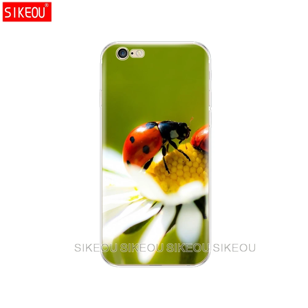 Силиконовый чехол для телефона Iphone 6X8 7 6s 5 5s SE 2020 Plus 10 XR XS 11 Pro Max с четырьмя листьями