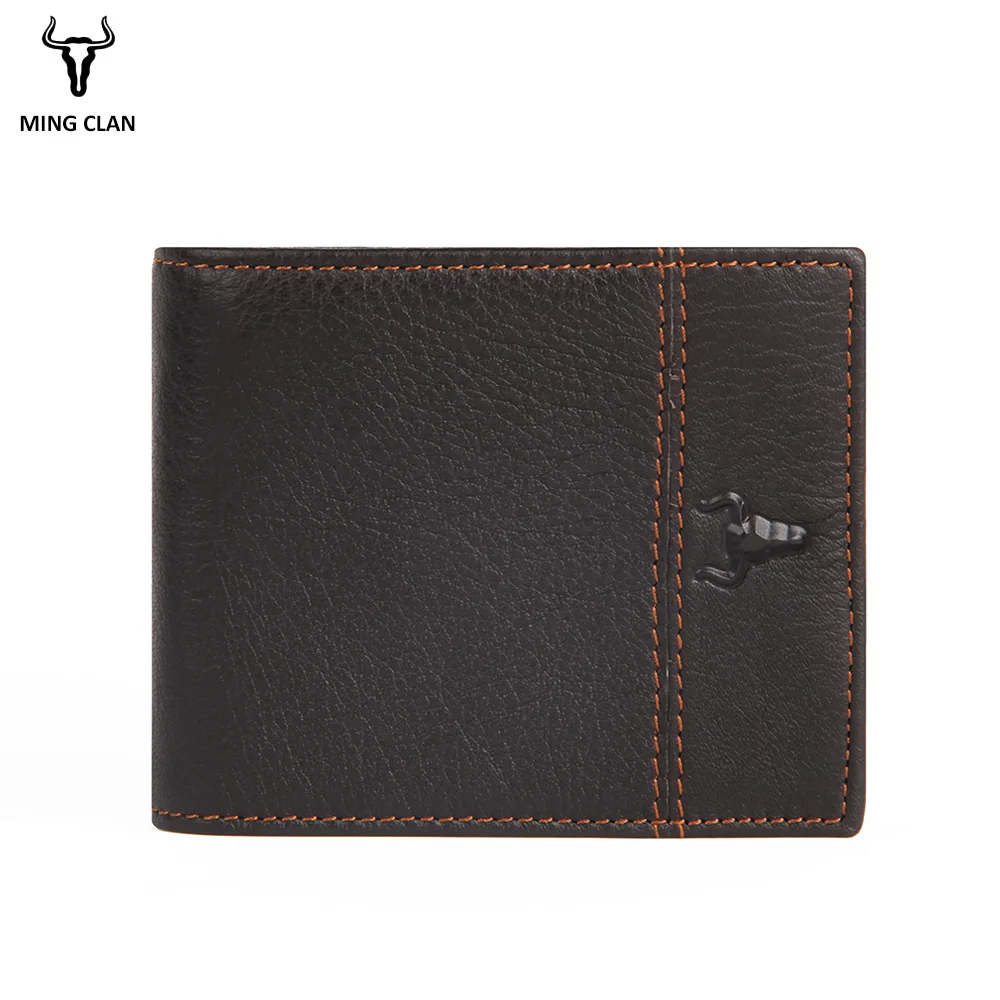 Mingclan Slim Wallet Men Wallets Small Money Purse Wallet Credit Card Holder Design Dollar Price Male Coin Bag Zipper Bag Pocket