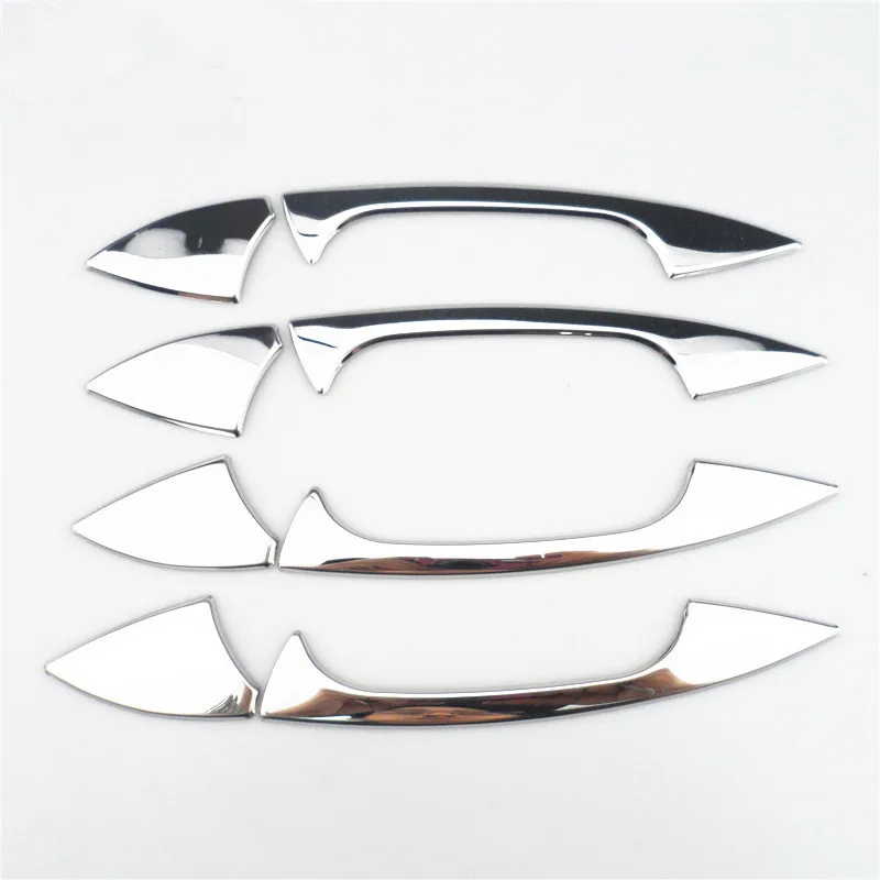 Хромированная крышка ручки двери для Mercedes Benz B C E GLK ML CLA Class W246 W166 W204 W212 X204|Наклейки