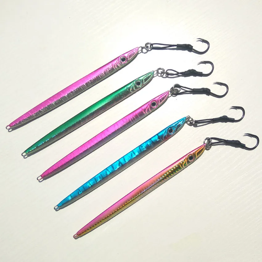 100 г приманки для джиггинга зарубежная джиг приманка с крючком рыболовная лодки