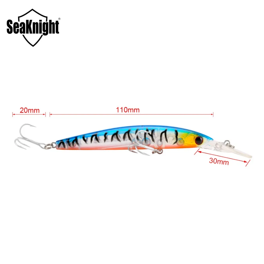 SeaKnight SK045 1 шт. жесткая рыболовная приманка в форме гольяна 16 3 г 110 мм 2 5 дюйма 0 М