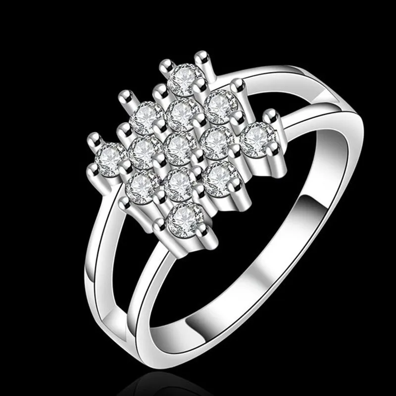 Посеребренная кольцо стерлингового серебра--Jewelry Кольцо заводские цены моды