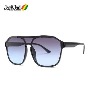 JackJad 2020 модные современные туфли для женщин; Крутые квадратные Стиль солнцезащитные очки для мужчин и женщин в винтажном стиле градиентные брендовые дизайнерские солнцезащитные очки Oculos De Sol masculino 20046