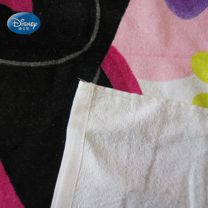 Disney Minnie Mouse супер мягкое и Впитывающее детское банное полотенце мочалка набор