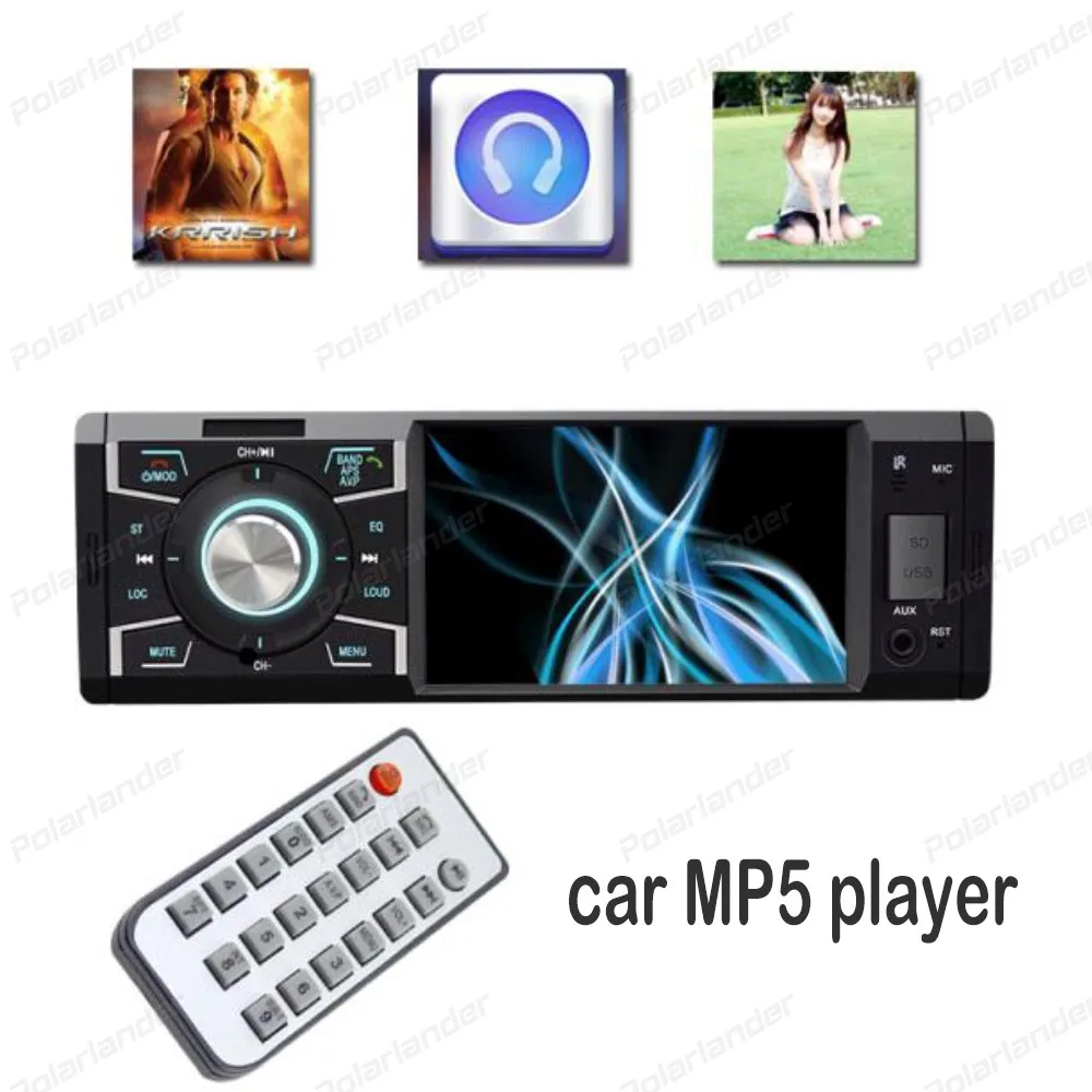 Neweat EQ Звуковое управление 4 дюймов FM радио MP5 Аудио плейер Bluetooth телефон AUX-IN FM/USB