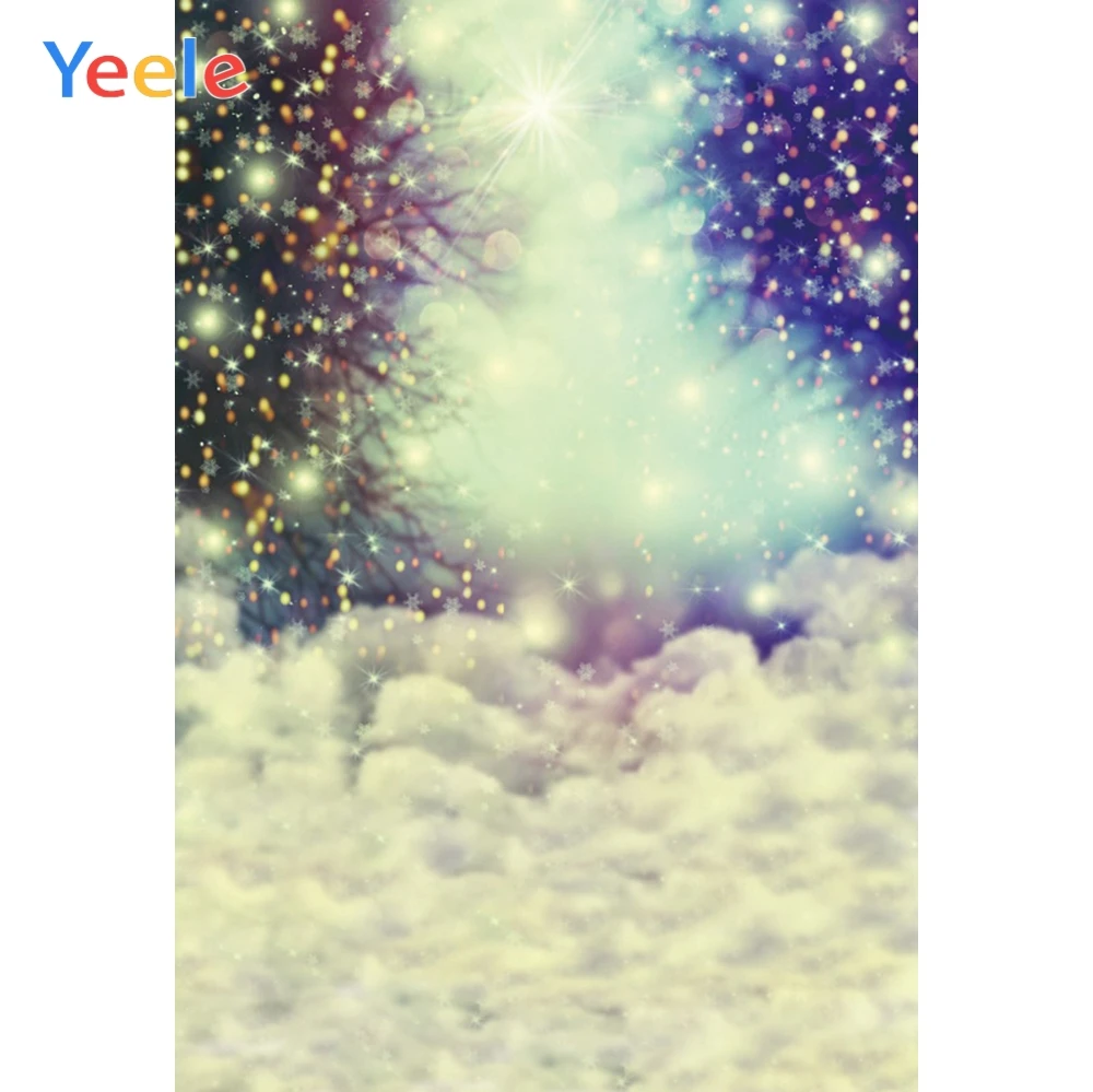 Yeele Wallpaper Party Backgroumd Tree Bokeh Lights Photography Backdrops Personalized Photographic Backgrounds For Photo Studio |