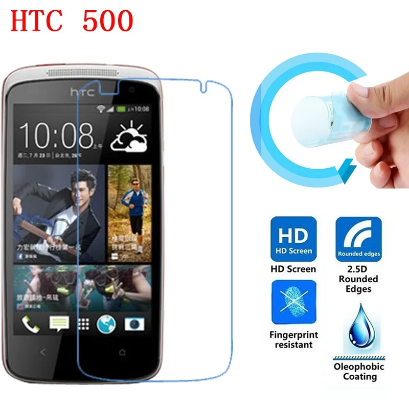 Защитная пленка для экрана htc 500 ультратонкая HD Прозрачная мягкая защитная Desire 506e