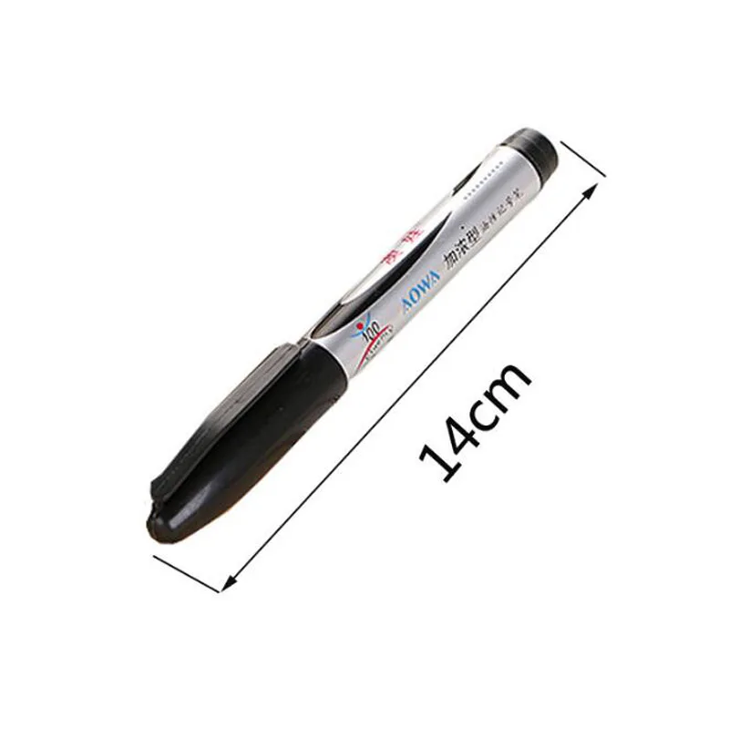 Black/Blue/Red Colour Big Head Round Head Permanent Marker B