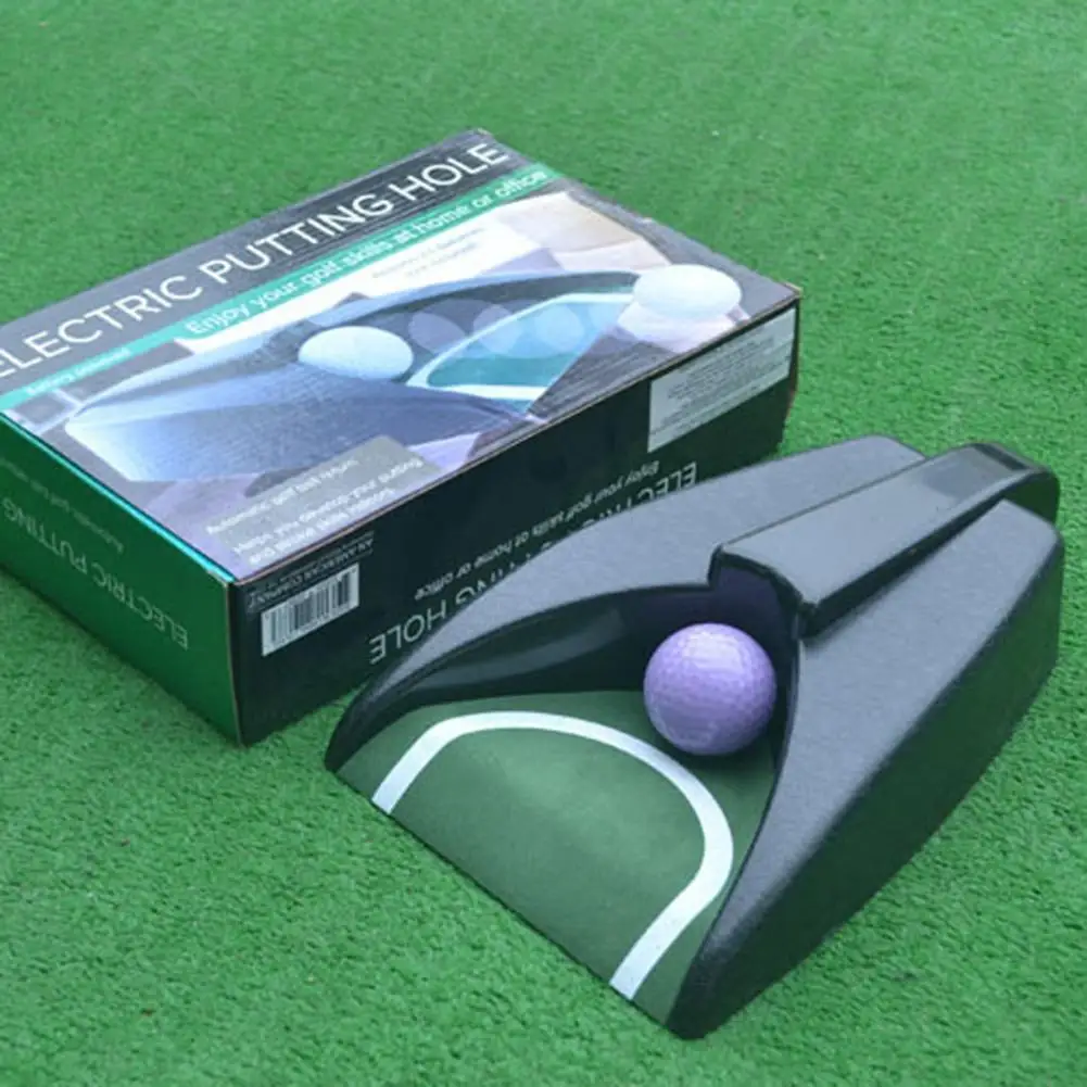 Mounchain Portable Golf Ball Kick Back Automatic Return Putting Cup Device Practice Training Gravity Induction | Спорт и развлечения