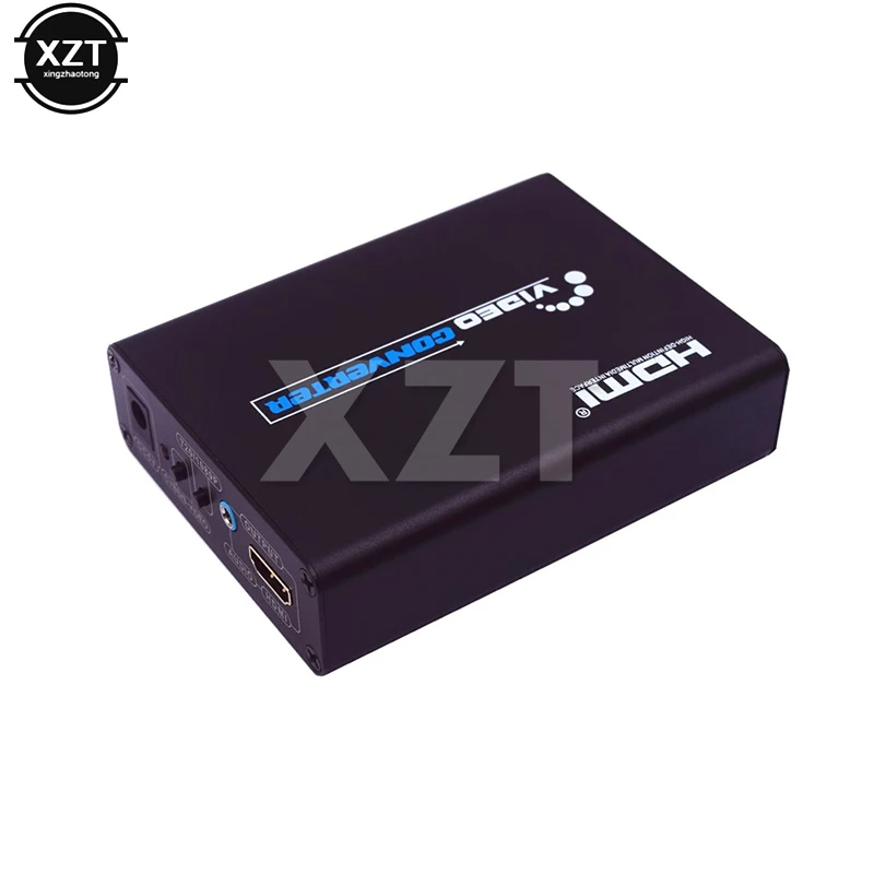 Горячий HDMI в AV S-Video CVBS видео преобразователь SVIDEO + S переключатель адаптер HD 3RCA