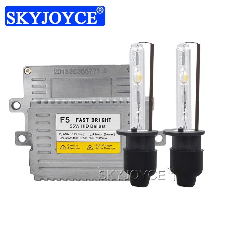 SKYJOYCE 55 Вт ксеноновый комплект HID DLT F5 Быстрый Яркий балласт Cnlight H1 H3 H7 H11 HB3 HB4 D2H