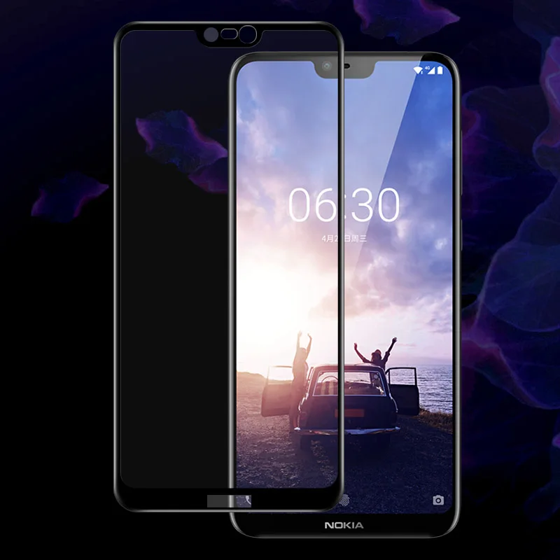 Imak полный экран AB Клей Pro + версия закаленное стекло для Nokia X6 Защитная пленка 7 1 Plus
