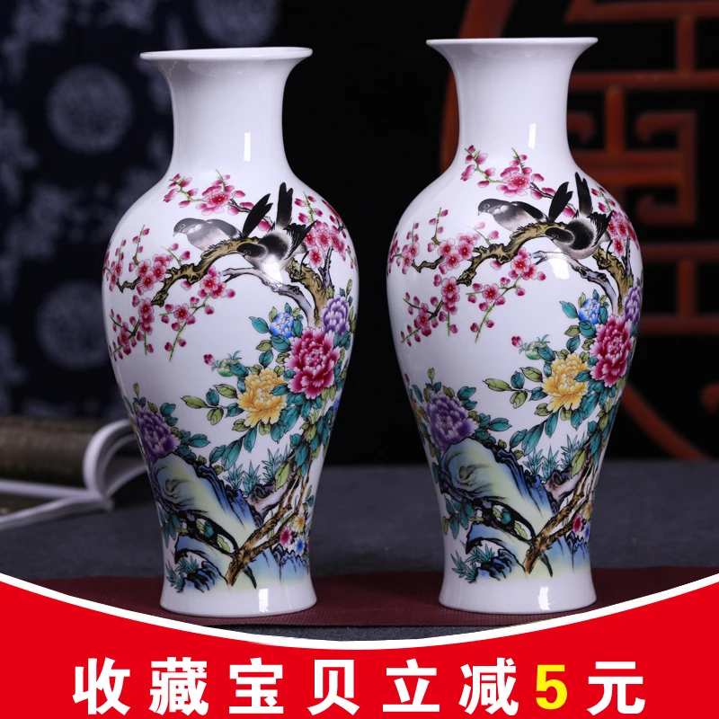 Керамическая Современная сине белая ваза Jingdezhen Цветочная фотография украшение