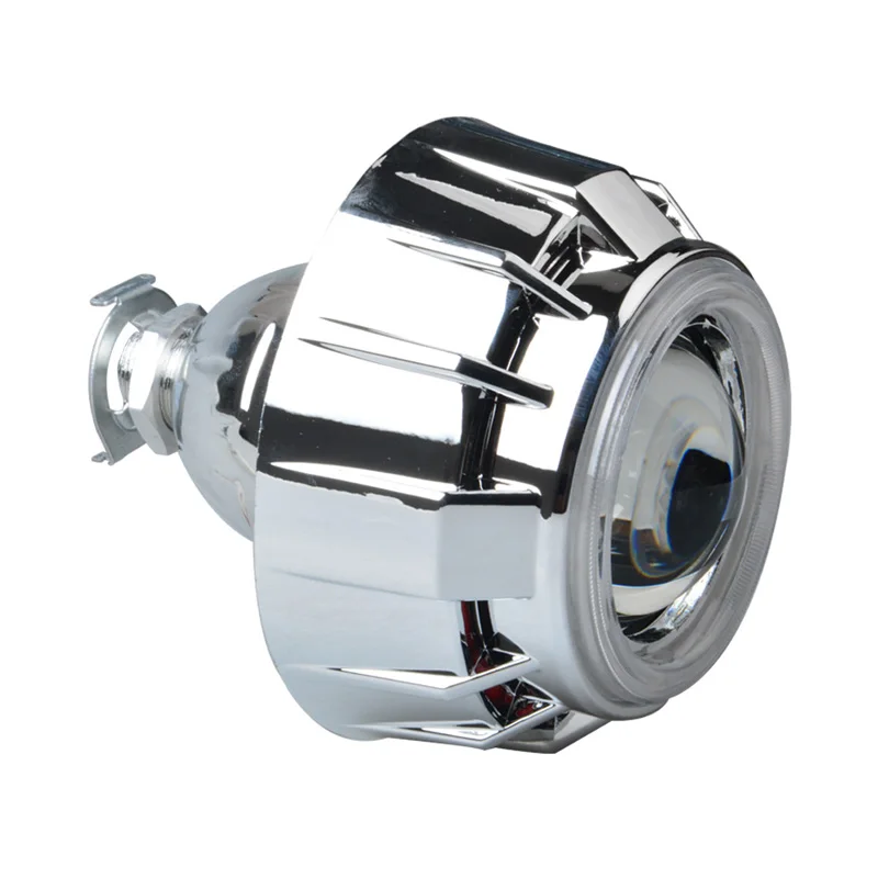 RACBOX пара 3 дюйма H1 HID линзы проектора Bi Xenon с белым красным синим ангельским глазом