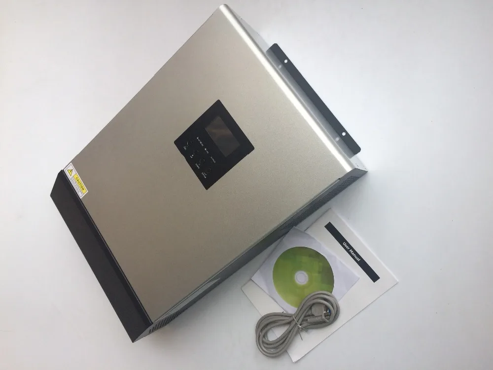 Солнечный инвертор 5KVA 80A MPPT автономный инвертор 48V 220 V/230 V Гибридный Инвертор Чистая синусоида Инвертор 60A зарядное устройство