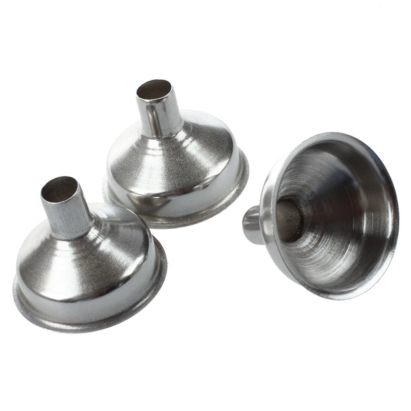 3 шт Хоппер из нержавеющей стали для Колбы бутылки ликера Воронка большой Ø 8