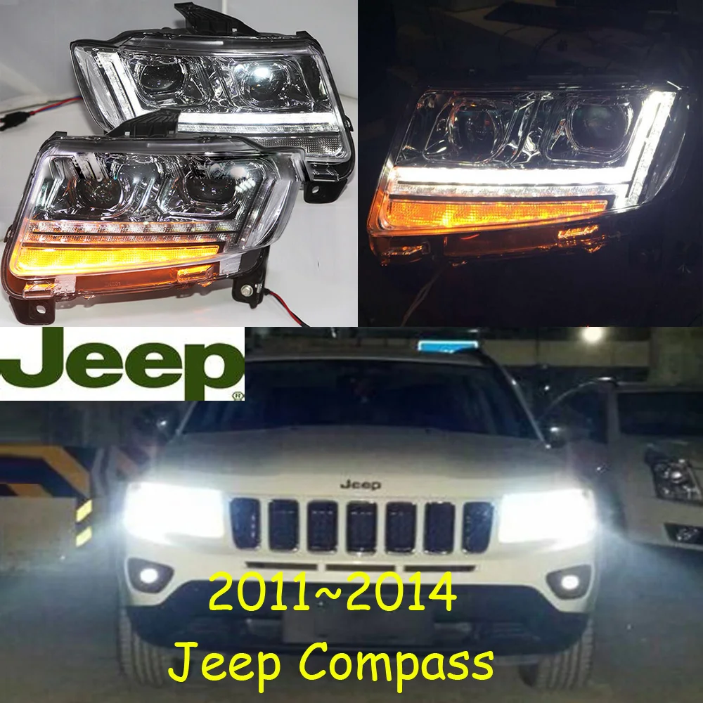 Видео 2011 ~ 2014 автостайлинг для фар с компасом HID canbus cherokee comeven commander Liberty tj головная