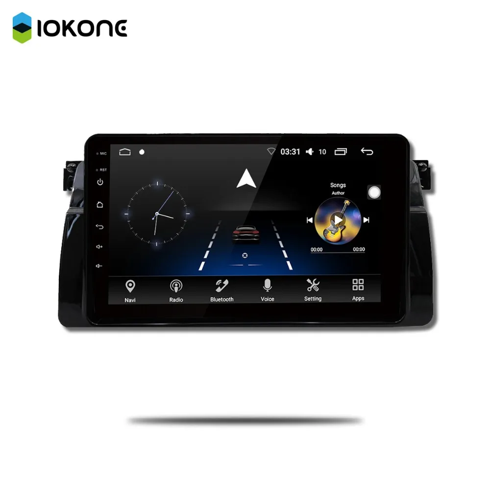 IOKONE автомобильный Android 7 1/8 DVD мультимедийный плеер стерео 2Din 8 Core gps Navigatior дюймов ips