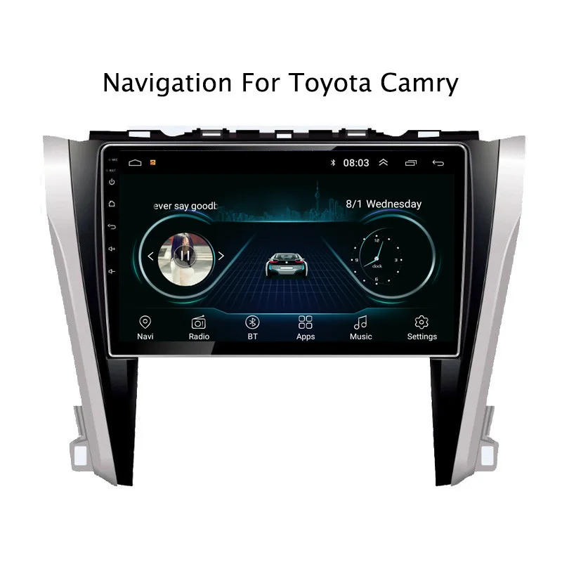 10 1 &quot2.5D IPS Android 8 автомобильный DVD GPS плеер для Toyota Camry 2015 2016 Радио стерео головное