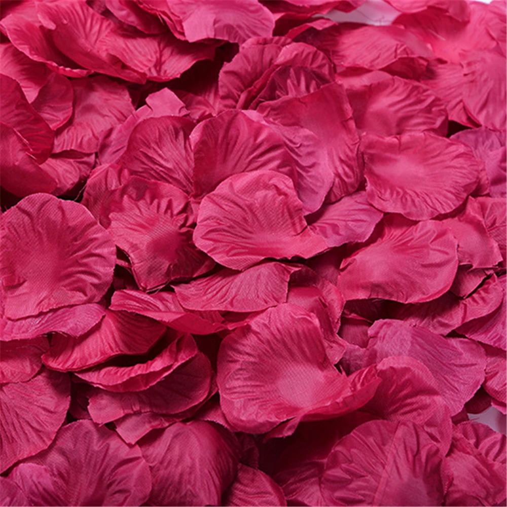 Свадебные украшения 100 шт шелковые лепестки роз стол Искусственные цветы
