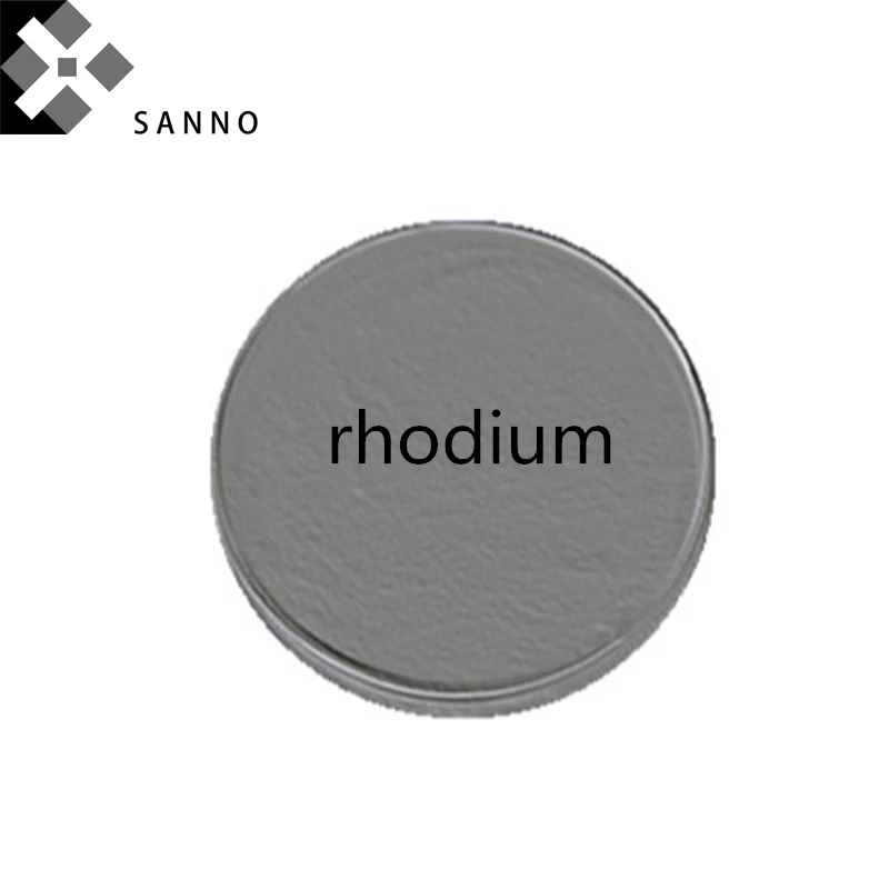 

High purity 99.95% rhodium nano particle powder Rh metal with 1g