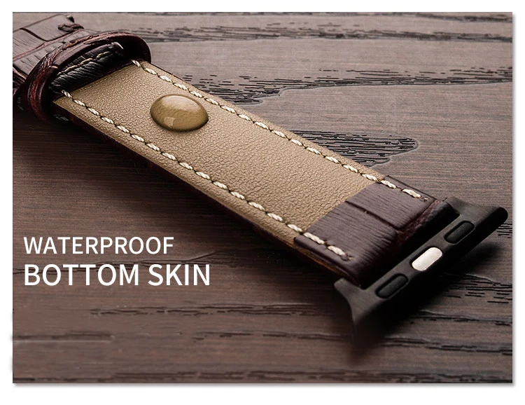 Ремешки из натуральной кожи для apple Watch band 4(iwatch 5) 44 мм 40 мм apple watch 3 2 1 ремешок 42 мм 38 мм браслет на запястье