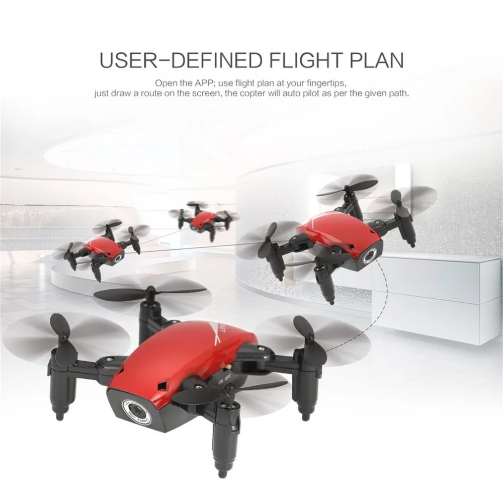 S9W складной RC Мини Дрон Карманный Дрон микро Дрон вертолет с wifi FPV 0.3MP камера 360 градусов