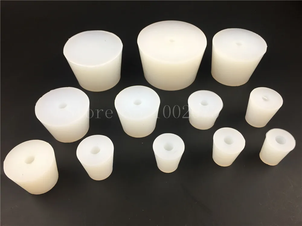 Силиконовая пробка с отверстием и без отверстия 2 шт.|silicone plug hole|silicone airlockrubber stopper