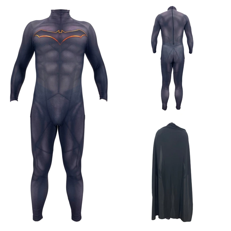 Костюм Бэтмена Темного рыцаря для взрослых супергерой zentai костюм боди